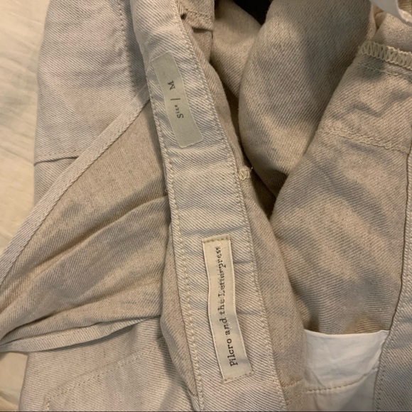 Anthropologie White Overalls - Picture 3 of 4